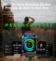 K57 Pro Outdoor Smart Watch 1.96inch Screen Bluetooth Call Long Standby Heart Rate IP68 Waterproof Sport Tracket Smartwatch Men.