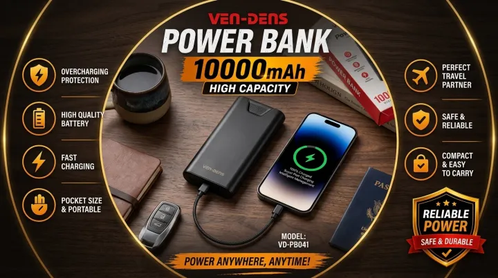 VEN-DENS%2010000mAh%20Power%20Bank%20VD-PB041%20Fast%20Charging%20Portable%20Charger%20%7C%20Dual%20USB%20Output%20%7C%20LED%20Indicator%20%7C%20Smart%20Protection%20%7C%20Slim%20&%20Lightweight%20Powerbank%20for%20Android,%20iPhone%20&%20All%20Devices%20-%20Image%202