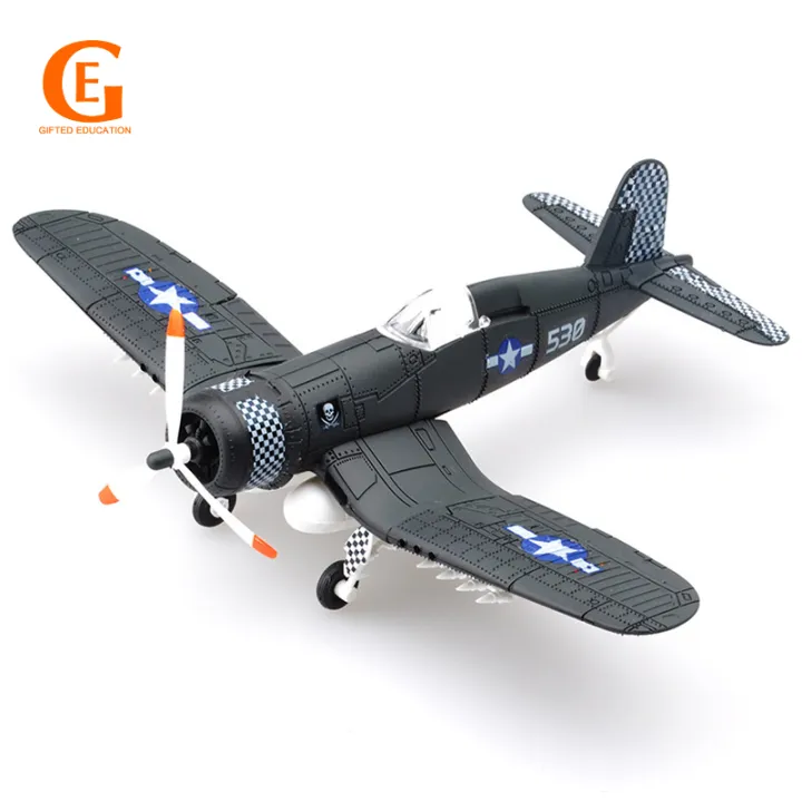 1/48%204D%20F4U%20Pirate%20Corsair%20Fighter%20Model%20Assemble%20Plane%20Model%20Airplane%20Aircraft%20Blocks%20Building%20Toys%20-%20Image%203