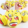 12Pcs Expression Soft Balls Funny Sponge Stress Ball Squeeze Smiley Face Grimace PU Foam Adolescent Adults Decompression Toys.