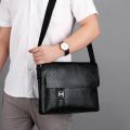 Fashion Large Crossbody Bag for Men Bags Business Man Messenger Bag Vintage Sling Bags Leather Male Bag Casual Shoulder Bag. 