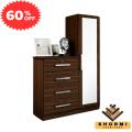 Highly Vital - Urban Vibes - Almirah With 4 Drawer Wardrobe by Shormi Furniture - Furniture & Decor - Unrivaled in Genre. 