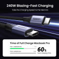 【PD 240W】UGREEN 240W USB C To USB Type C Cable Ultra Fast Charging Cable PD 240W Fast Charger 5A USB C for Samsung iPhone Oppo Xiaomi Macbook iPad USB C. 