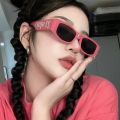 2023 New Punk Style PALM Letters Fashion Sunglasses Black Frame Ins Hip Hop Sun Glasses Unisex for Women Men. 