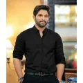 Black Fashionable Formal Shirt for men. 