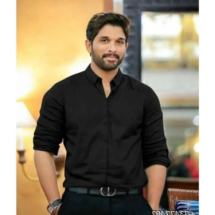 Black Fashionable Formal Shirt for men
