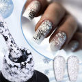 LILYCUTE 7ml Milky White Snowflake Gel Nail Polish Pink Snow Sequins Glitter Color Semi Permanent Manicure Nails Art Gel Varnish.