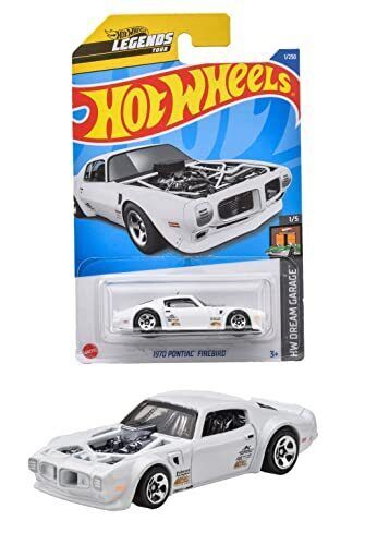 Hot Wheels 1970 Pontiac Firebird White, Sclae - 1:64