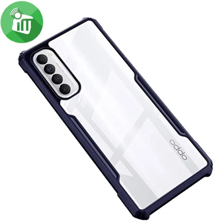 Transparent Back Shockproof Corner Anti-Scratch slim Mobile Cover Cover Cover for Rno 4