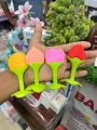 1 Ps Food Grade Silicone BPA Free Baby Fruit Shape Teether (Color as per stock).