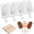 🍦 3/4 Hole Ice Cream Mold | DIY Popsicle Maker 🧊 | Silicone Frozen Dessert Mould.