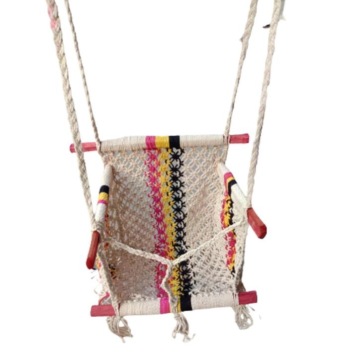 10 FT DOLNA OR CRADLE FOR BABIES (দোলনা) -আপনার সোনামণির জন্য ।   JUTE MADE