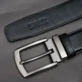 Zays Full-Grain Leather Belt For Men – Anti-Crack, Hand-Stitched, Cut-to-Fit with Luxury Box. 