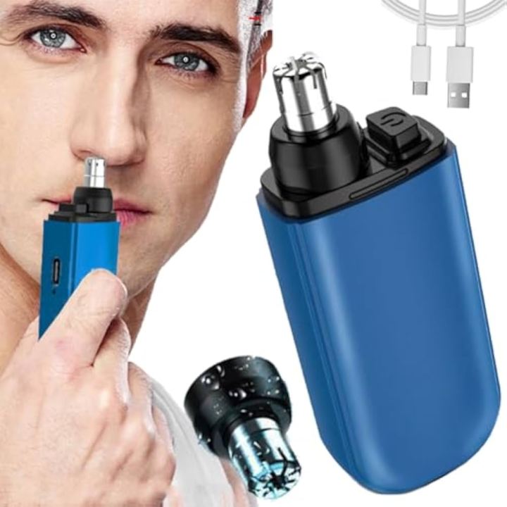 Facial%20Hair%20Trimmer%20Electric%20Nose%20Hair%20Trimmer%20for%20Men%20Women%20Usb%20Rechargeable%20Waterproof%20Painless%20Eyebrow%20Nose%20Ear%20Hair%20Clipper%20No%20Ratings%20-%20Image%202