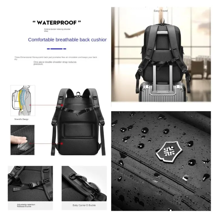 Men's%2019%20Inch%20Oxford%20Business%20Backpack%20Waterproof%20Male%20Travel%20Laptop%20Fashion%20Packs%20Student%20Large-capacity%20Schoolbag%20Women%20Female%20-%20Image%204