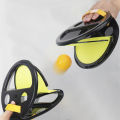 Throwing Catching Ball Toy Fun Fitness Hand Grasping Ball Racket for Adult Kid Multiple 2 Player Outdoor Indoor Interactive Game. 