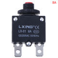 【Must-Have Gadgets】 3/4/5/6/8/10/15/20/30A Circuit Breaker Overload Protector Switch Fuse Thermal Switch Overload Protector Push Button. 