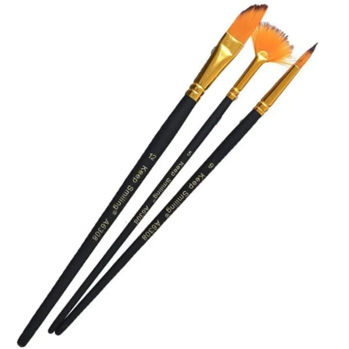 Keep%20Smiling%20Professional%20Artist%20Paint%20Brush%20Set%20of%2012%20Different%20Shapes%20Multi%20Functional%20for%20Canvas,%20Watercolor,%20Oil%20and%20Acrylic%20Painting%20-%20Black/Gold%20-%20Image%202