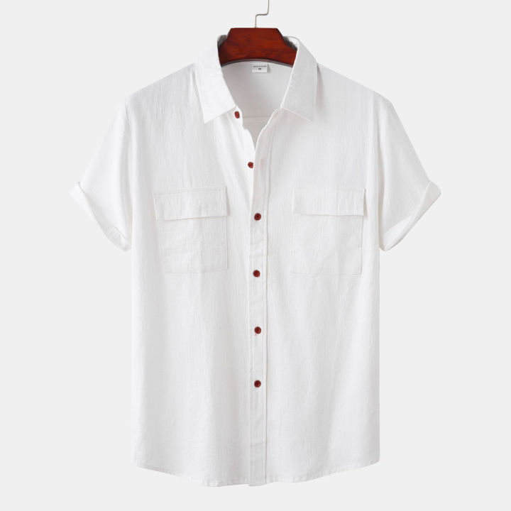 Mens%20Solid%20Cotton%20Linen%20Fashion%20Stripe%20Print%20Casual%20Shirt%20Plus%20Size%20Beach%20Shirt%20-%20Image%204