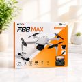 FLH F88 MAX Remote Rotate Camera Brushless Motor WiFi Drone for One Key Landing, Optical Flow Hover with 2 Battery.