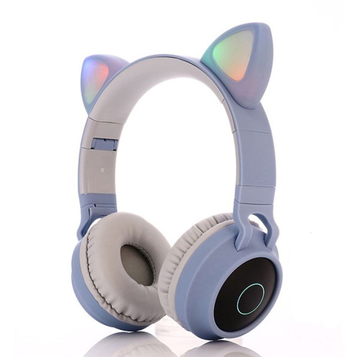 BT028C%20Cute%20Cat%20Ear%20Bluetooth%205.0%20Headphones%20Foldable%20Wireless%20Headphone%20with%20Mic%20(Red)%20-%20Image%208