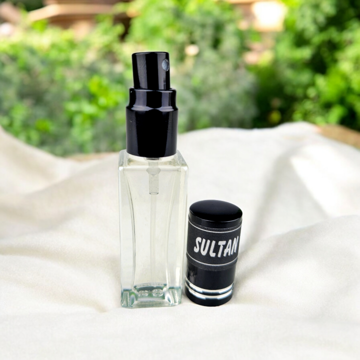 SULTAN Arabian Parfum Spray 6ml Traditional Luxurious Islamic Scent for Mens Signature Aroma Non-alcohol Perfume Package RA6