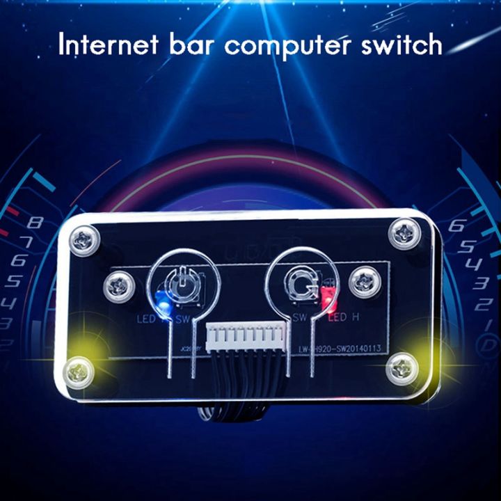 ICQURBT%204X%20Desktop%20Computer%20Switch%20External%20Power%20Switch%20Power%20Button+Restart%20Button%20PC%20Case%20Power%20Supply%20Button%20-%20Image%203