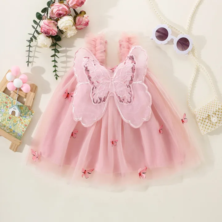 %E3%80%90LuckyBabyFans%20Store%E3%80%91%EF%BC%88NEW%EF%BC%89Summer%20Girls'%20Mesh%20Dress%20Butterfly%20Wings%20Newborn%20Girls'%20Princess%20Dress%20Girls'%20Puffy%20Dress%20Party%20Dress%20-%20Image%202