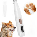 Pet Dog Electric Groomer Trimmer with LED Light Waterproof Pet Foot Hair Trimmer Low Noise Cat Dog Face Foot Ear Hip Paw Shaver.