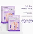 Heavencare: Sadoer Lavender Milk Foot Exfoliating Mask- 1 pair. 