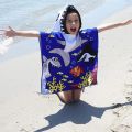 Poncho Kids Unicorn Baby Dinosaur Bathrobe Hooded Children Microfiber Animal Boys Girl Towel Robe Toddler Beach Swim Cloak Towel. 