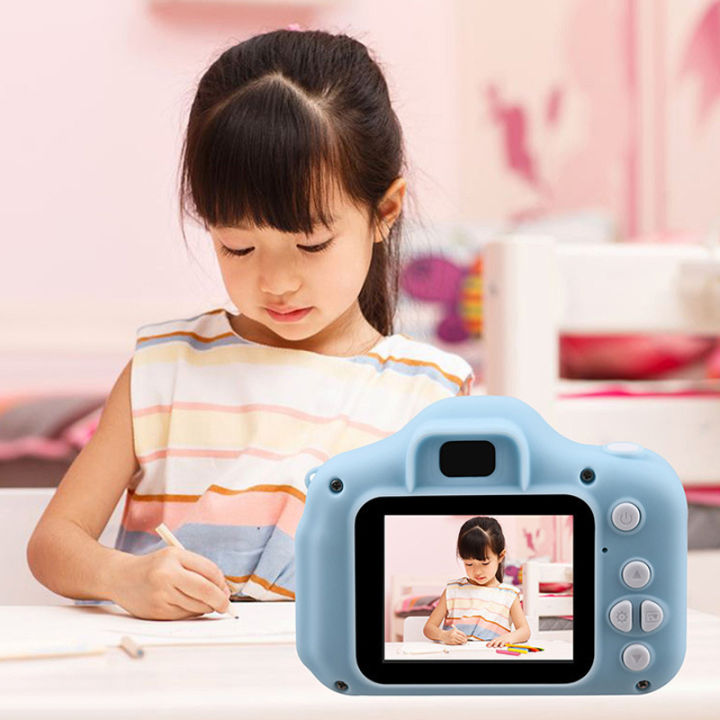 Toys%20Kids%20Baby%20Birthday%20Gift%20X2%20Children%20Mini%20Digital%20Camera%20Can%20Take%20Pictures%20Video%20Small%20Slr%20Toys%202%20Inch%20Color%20Display%20Kids%20Eatop%20-%20Image%204