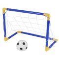 Indoor Mini Folding Football Soccer Ball Goal Post Net Set+Pump. 