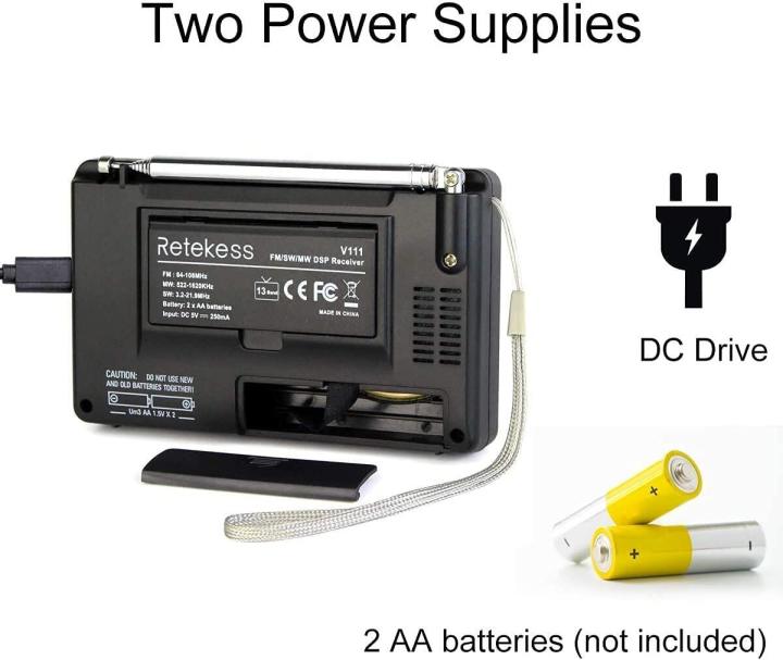Retekess%20V111%20Portable%20AM%20FM%20Shortwave%20Radio%20Alarm%20Clock%20Operated%20AA%20with%20Earphones%20Jack%20Sleep%20Timer%20for%20Travel(10K%20StepBlack)%20-%20Image%204