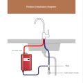 3800W Electric Water Heater Instantaneous Instant Hot Water Heater Shower Flow Water Boiler 220V White EU Plug. 