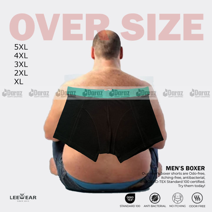 LeeWear Organic Signatures Men's Boxers 95% Organic Cotton 5% Spandex, Soft Boxers for Men Lee Cooper 01_02_01BO010200_Qty01