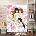 Japan Classic Anime Music K-On! Poster Print Cute Beautiful Girl Band HD 4K Canvas Painting Wall Art Home Living Room Decorative. 