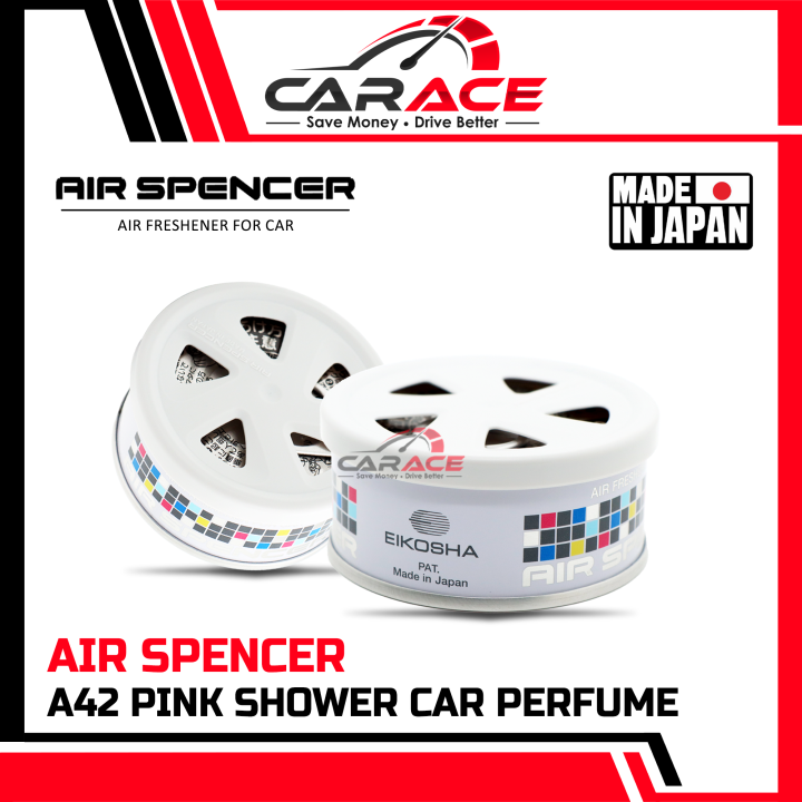 CARACE%20EIKOSHA%20AIR%20SPENCER%20A42%20Pink%20Shower%20Car%20Air%20Freshener%20Perfume%20AIR%20SPENCER%20Original%20Made%20In%20Japan%20Perfume%20-%20Image%202