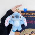 Disney Cute Stitch Plush Toy Lovely Lilo Stitch Doll Angel Plushies Cute Stuffed Movie Anime Bag Pendant Key Chain Girl. 