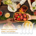 10 Pieces 7.8Inch 1Oz Clear Small Ladle Mini Ladle for Sauce Long Handle Plastic Punch Bowl Ladle Serving Spoons About 20cm. 