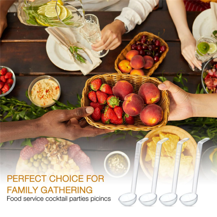 10%20Pieces%207.8Inch%201Oz%20Clear%20Small%20Ladle%20Mini%20Ladle%20for%20Sauce%20Long%20Handle%20Plastic%20Punch%20Bowl%20Ladle%20Serving%20Spoons%20About%2020cm%20-%20Image%202