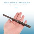 Floating Shelf Brackets -10 Pack Hardware Blind Supports Shelves.