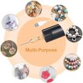 0.7-1.2Mm Micro-Electric Hand Drill Set for Resin,Electric Mini Drill for Jewelry Making Electrical Pin Vise Kit.