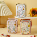 Tinplate Box Unique Handled Portable Cookie Tin Decorative Lightweight Candy Box for Wedding Easter Party Celebration.