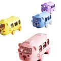 500 milli cute water drink bottle gift with straw belt 2-in-1 water bottle and bus toy kids water cup bottle school girl boy liter.