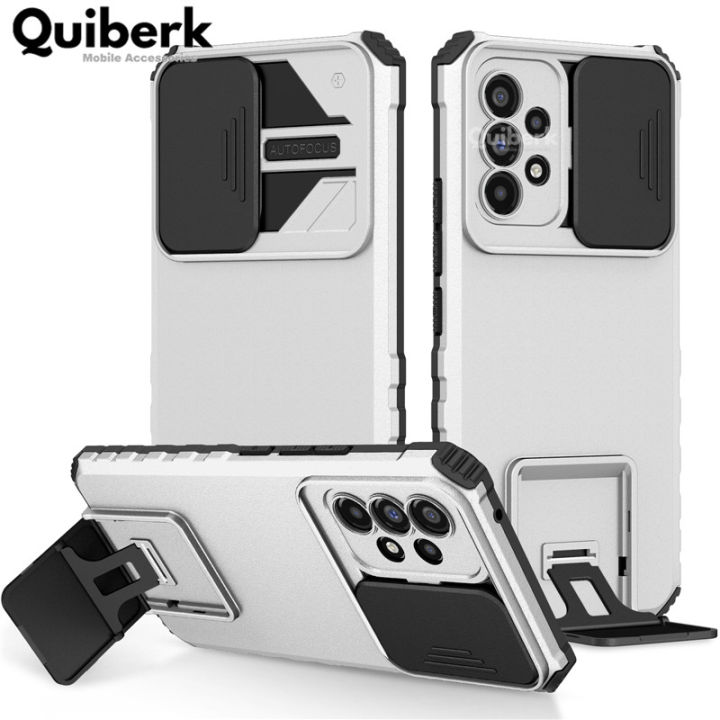 Quiberk%20for%20Samsung%20Galaxy%20A52/a52s%205G%20vocabulary%20case%20slide%20camera%20cover%20leg%20hard%20shockproof%20armor%20back%20casing%20-%20Image%209