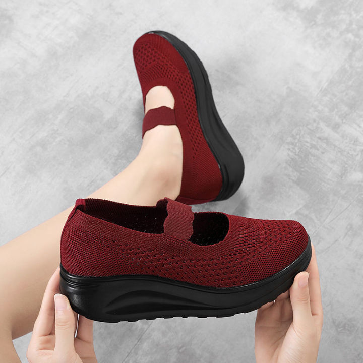 Ruideng%20Shoes%20for%20Women2023Summer%20New%20Mesh%20Breathable%20Sneakers%20Shallow%20Mouth%20Mom%20Shoes%20Rocking%20Shoes%20Thick%20Sole%20Women's%20Shoes%20-%20Image%209