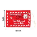 Santa Claus Christmas Non-woven Fabric Envelope Pendant Xmas Tree Ornaments Christmas Candy Bags Home Party Xmas Decor New Year Gift. 