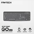 FANTECH GO K211 Smooth Typing Keyboard 104 Keys Spill Resistant Keyboard English And Bangla USB Wired Easy To Read Keys Computer Keyboard Ergonomics Keyboard For Office PC. 