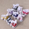 1Pair 3.5CM Fashion Casual Doll Canvas Shoes For BJD Dolls Sneakers Shoes Boots Dolls Mini Accessories Girl Children Toy Gift. 